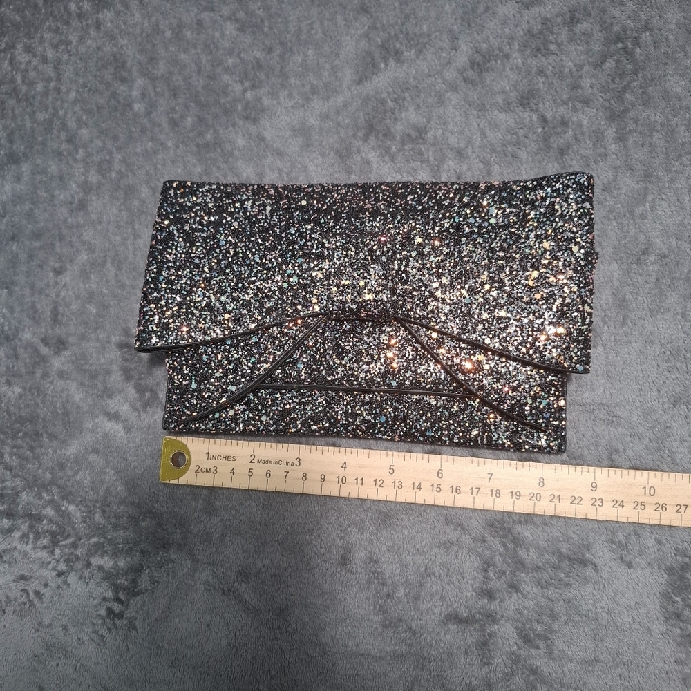 Sparkling Black Evening Clutch - Picture 3 of 13
